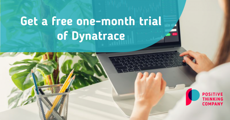 Get a free one-month trial of Dynatrace!