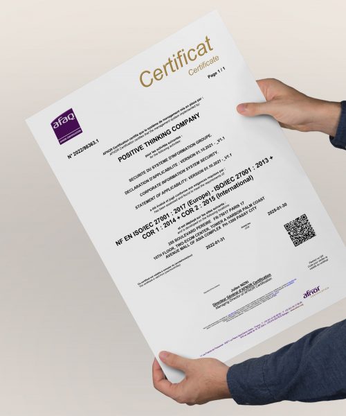 How our French teams obtained the ISO 27001 certification?